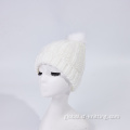 Solid Color Knitted Hat Winter warm Knitted Beanie for women Manufactory